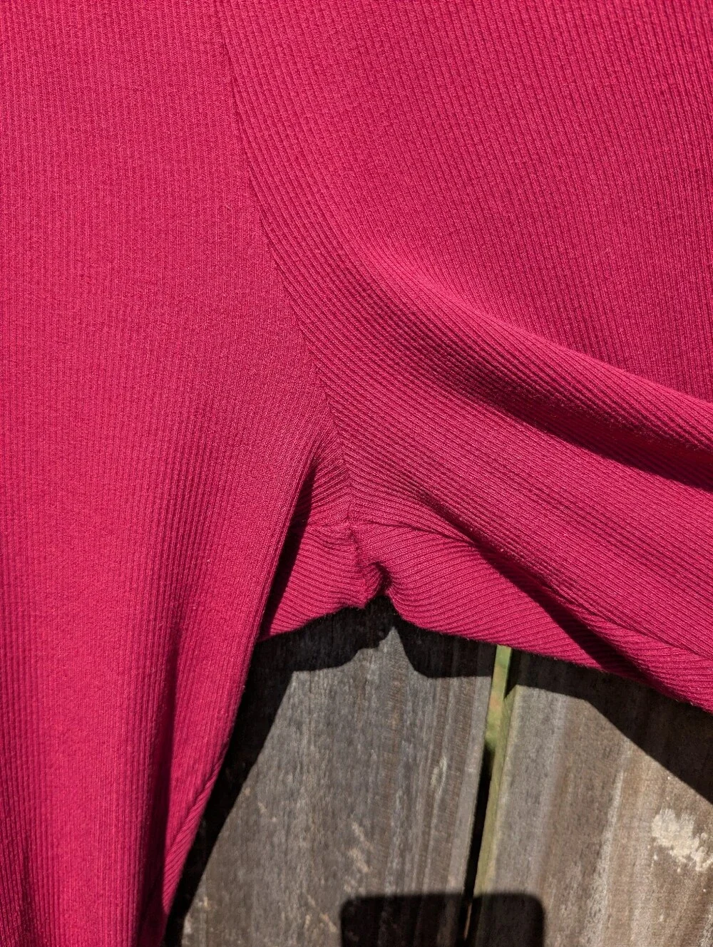 Thirdlove Lounge Ribbed Leggings in Red Large